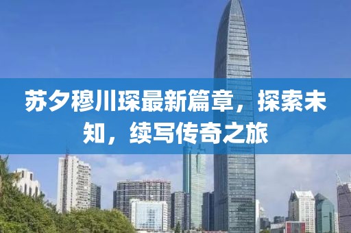 苏夕穆川琛最新篇章，探索未知，续写传奇之旅