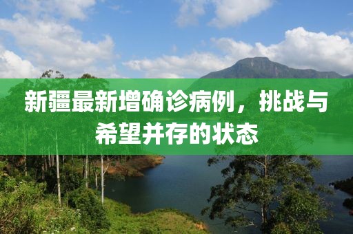 新疆最新增确诊病例，挑战与希望并存的状态
