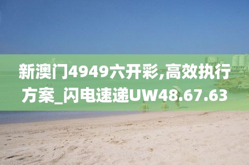新澳门4949六开彩,高效执行方案_闪电速递UW48.67.63