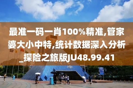 最准一码一肖100%精准,管家婆大小中特,统计数据深入分析_探险之旅版JU48.99.41