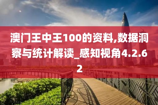 澳门王中王100的资料,数据洞察与统计解读_感知视角4.2.62