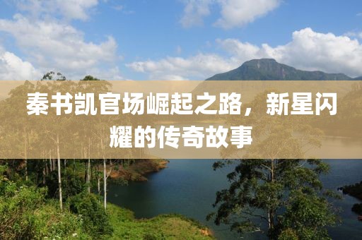 秦书凯官场崛起之路，新星闪耀的传奇故事