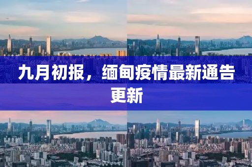 九月初报，缅甸疫情最新通告更新