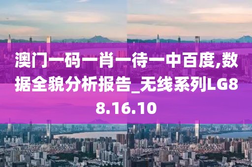 澳门一码一肖一待一中百度,数据全貌分析报告_无线系列LG88.16.10