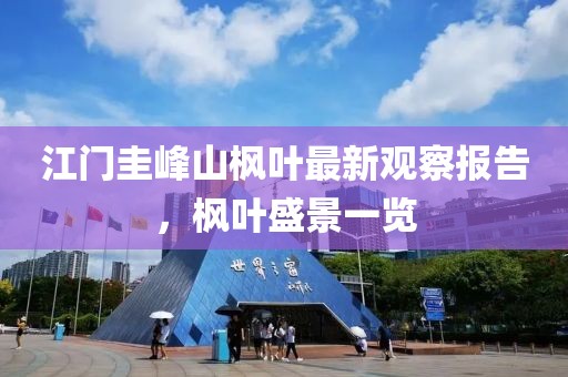 江门圭峰山枫叶最新观察报告，枫叶盛景一览