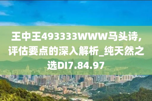 王中王493333WWW马头诗,评估要点的深入解析_纯天然之选DI7.84.97