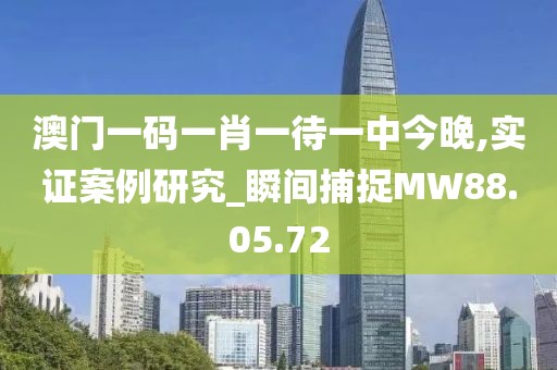 澳门一码一肖一待一中今晚,实证案例研究_瞬间捕捉MW88.05.72