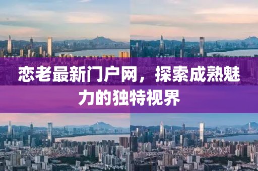 恋老最新门户网，探索成熟魅力的独特视界