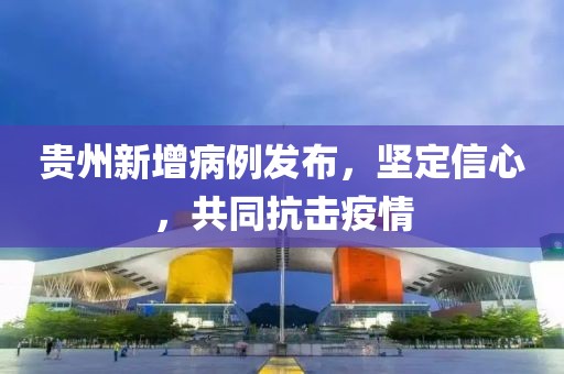 贵州新增病例发布，坚定信心，共同抗击疫情