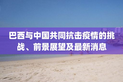 巴西与中国共同抗击疫情的挑战、前景展望及最新消息