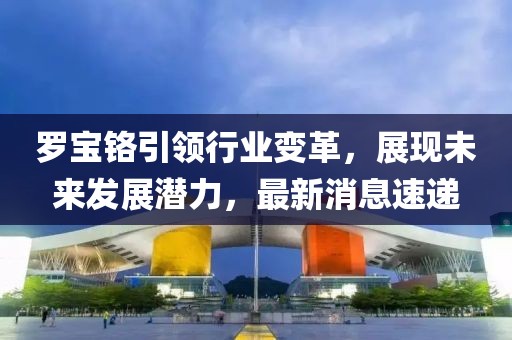 罗宝铬引领行业变革，展现未来发展潜力，最新消息速递
