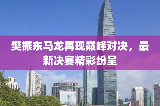 樊振东马龙再现巅峰对决，最新决赛精彩纷呈