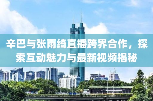 辛巴与张雨绮直播跨界合作，探索互动魅力与最新视频揭秘