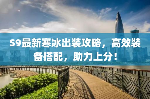 S9最新寒冰出装攻略，高效装备搭配，助力上分！