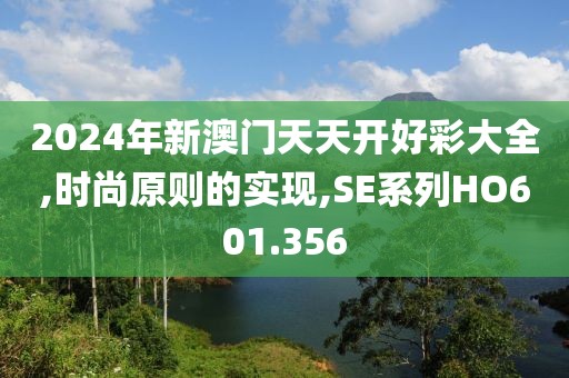 2024年新澳门天天开好彩大全,时尚原则的实现,SE系列HO601.356