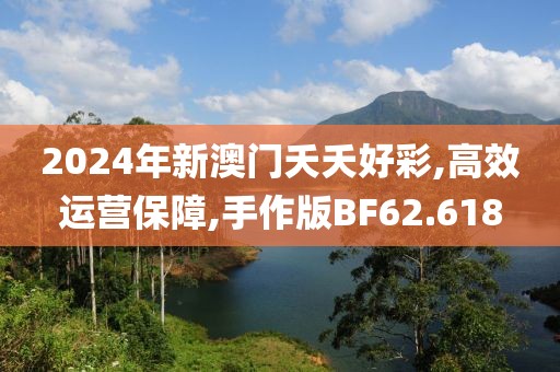 2024年新澳门夭夭好彩,高效运营保障,手作版BF62.618