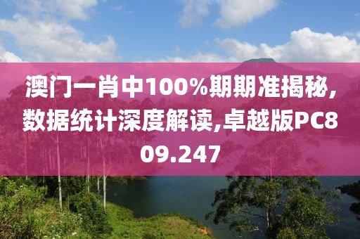 澳门一肖中100%期期准揭秘,数据统计深度解读,卓越版PC809.247