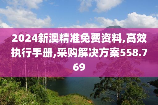 2024新澳精准免费资料,高效执行手册,采购解决方案558.769
