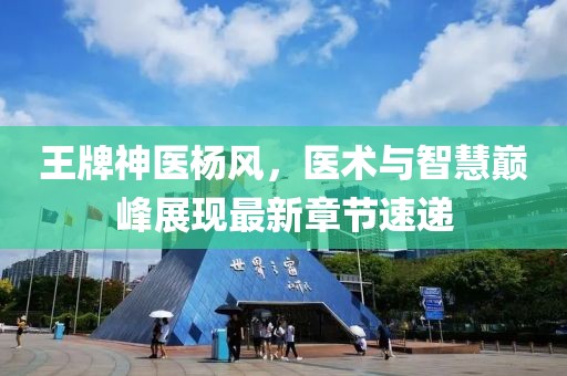 王牌神医杨风，医术与智慧巅峰展现最新章节速递