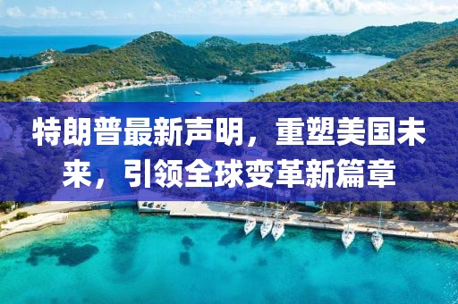 特朗普最新声明，重塑美国未来，引领全球变革新篇章