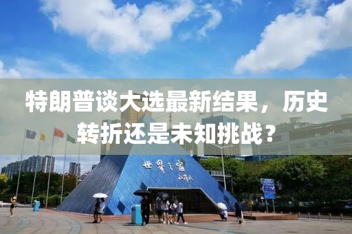 特朗普谈大选最新结果，历史转折还是未知挑战？