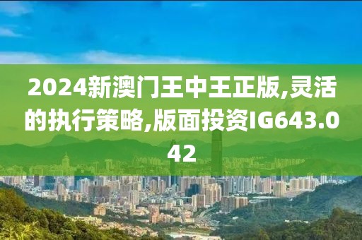 2024新澳门王中王正版,灵活的执行策略,版面投资IG643.042
