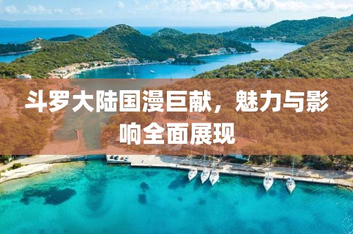 斗罗大陆国漫巨献，魅力与影响全面展现