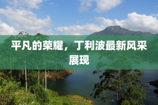 平凡的荣耀，丁利波最新风采展现