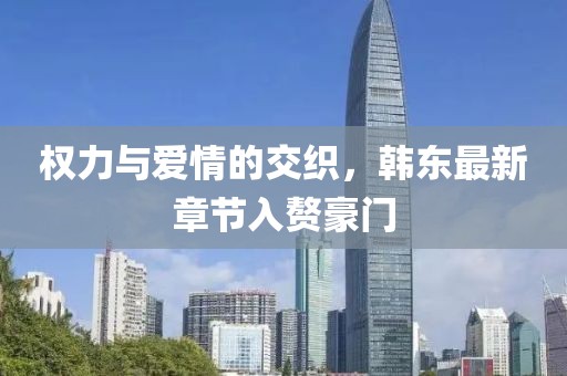 权力与爱情的交织，韩东最新章节入赘豪门