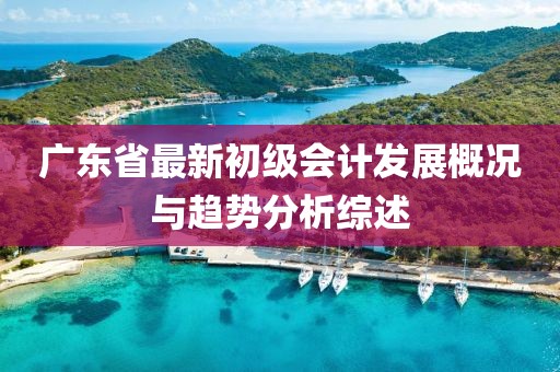 广东省最新初级会计发展概况与趋势分析综述