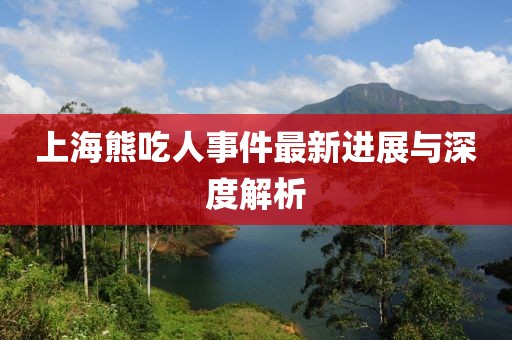 上海熊吃人事件最新进展与深度解析