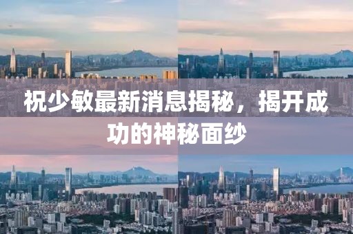 祝少敏最新消息揭秘，揭开成功的神秘面纱