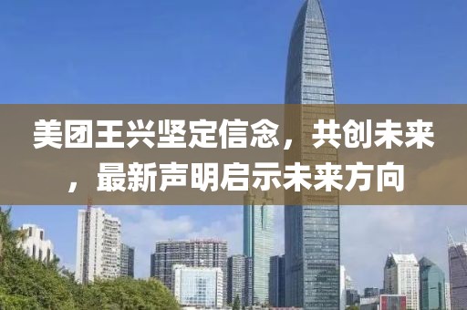 美团王兴坚定信念，共创未来，最新声明启示未来方向