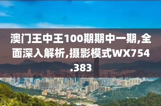 澳门王中王100期期中一期,全面深入解析,摄影模式WX754.383