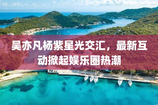 吴亦凡杨紫星光交汇，最新互动掀起娱乐圈热潮