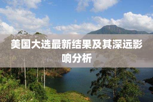 美国大选最新结果及其深远影响分析