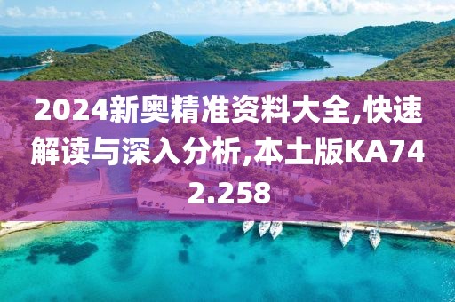 2024新奥精准资料大全,快速解读与深入分析,本土版KA742.258