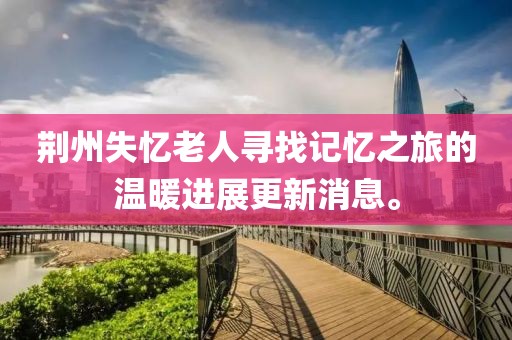 荆州失忆老人寻找记忆之旅的温暖进展更新消息。