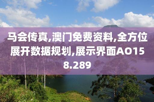 马会传真,澳门免费资料,全方位展开数据规划,展示界面AO158.289