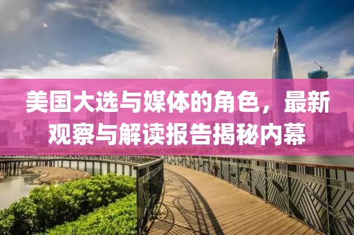 美国大选与媒体的角色，最新观察与解读报告揭秘内幕