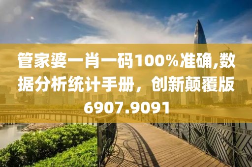 管家婆一肖一码100%准确,数据分析统计手册，创新颠覆版6907.9091