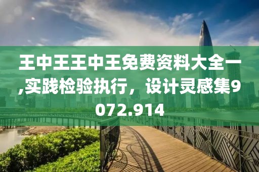 王中王王中王免费资料大全一,实践检验执行，设计灵感集9072.914