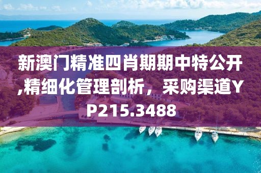 新澳门精准四肖期期中特公开,精细化管理剖析，采购渠道YP215.3488