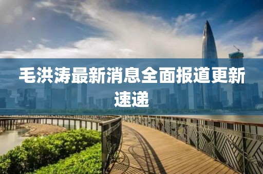 毛洪涛最新消息全面报道更新速递
