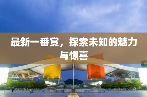 最新一番赏，探索未知的魅力与惊喜