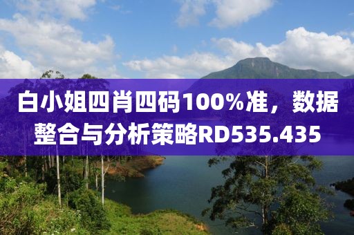 白小姐四肖四码100%准，数据整合与分析策略RD535.435