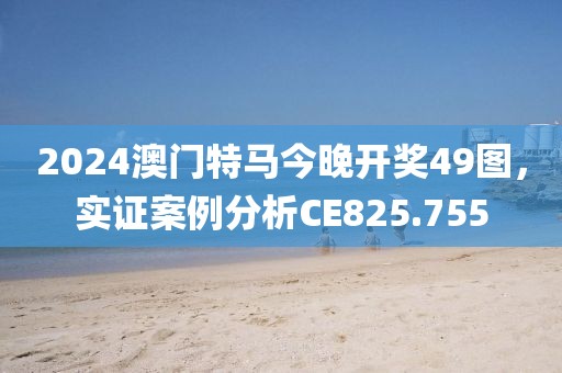 2024澳门特马今晚开奖49图，实证案例分析CE825.755