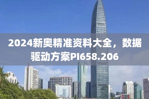 2024新奥精准资料大全，数据驱动方案PI658.206