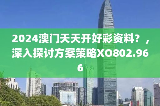 2024澳门天天开好彩资料？，深入探讨方案策略XO802.966