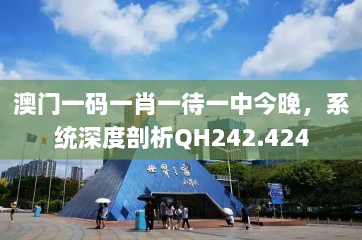 澳门一码一肖一待一中今晚，系统深度剖析QH242.424